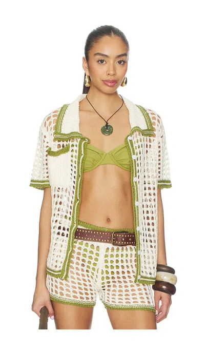 Superdown Bronwin Top In Green