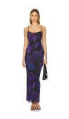Superdown Calla Maxi Dress In Purple