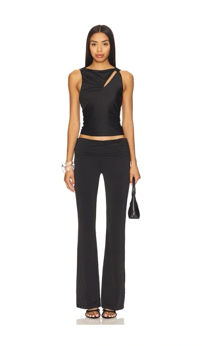 Superdown Casi Pant Set In Black