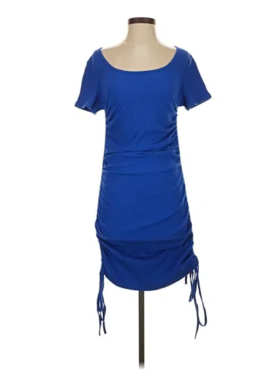 Pre-owned Superdown Casual Dress In Blue