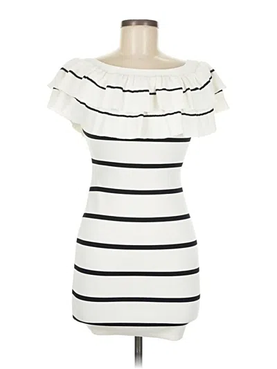 Pre-owned Superdown Casual Dress In White