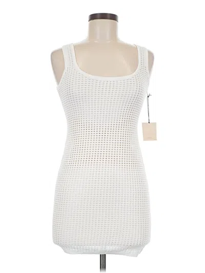Pre-owned Superdown Casual Dress In White