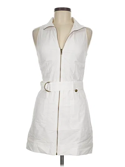 Pre-owned Superdown Casual Dress In White