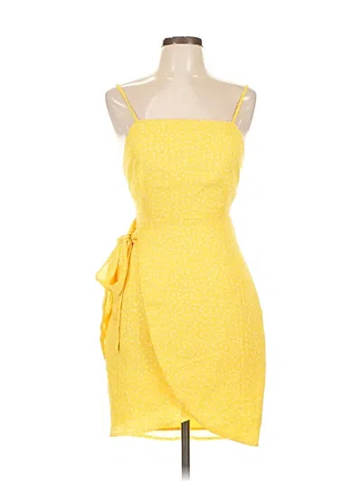 Pre-owned Superdown Casual Dress In Yellow