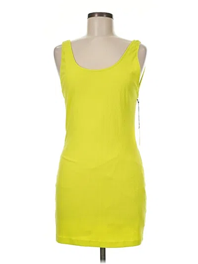 Pre-owned Superdown Casual Dress In Yellow