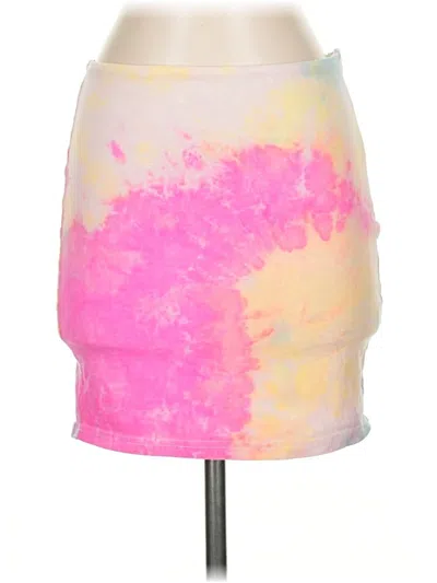Pre-owned Superdown Casual Skirt In Pink