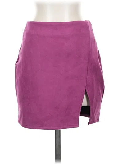 Pre-owned Superdown Casual Skirt In Purple
