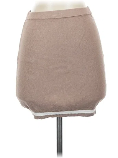 Pre-owned Superdown Casual Skirt In Tan