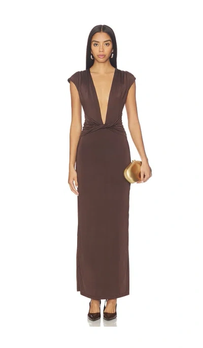 Superdown Cataleya Maxi Dress In Purple