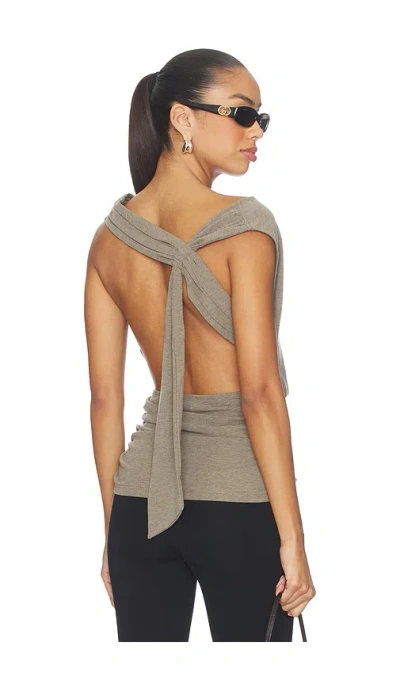 Superdown Cecilia Top In Gray