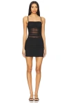Superdown Celeste Mini Dress In Black