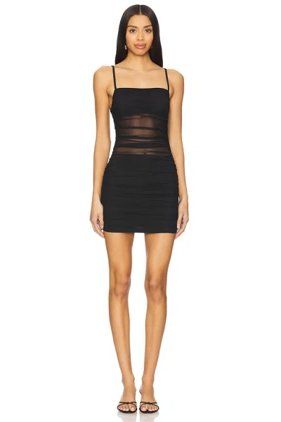 Superdown Celeste Mini Dress In Black