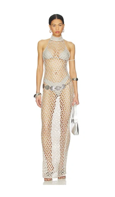 Superdown Chenoa Knit Maxi In White