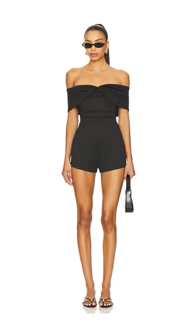 Superdown Cher Off Shoulder Romper