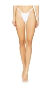 Superdown Chiara Bikini Bottom In White