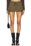Superdown Ciaran Skort In Army Green