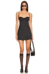 Superdown Claire Mini Dress In Black