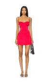 Superdown Claire Mini Dress In Red
