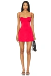 Superdown Claire Mini Dress In Red