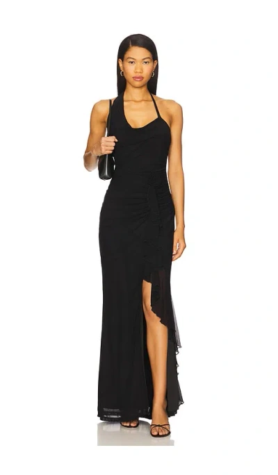 Superdown Cleopatra Maxi Dress In Black