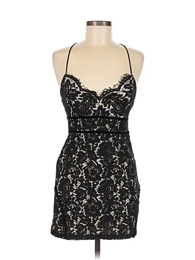 Pre-owned Superdown Cocktail Dress In Black