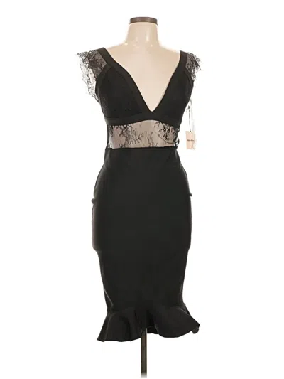 Pre-owned Superdown Cocktail Dress In Black