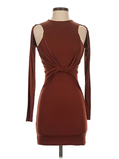 Pre-owned Superdown Cocktail Dress In Brown