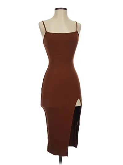 Pre-owned Superdown Cocktail Dress In Brown