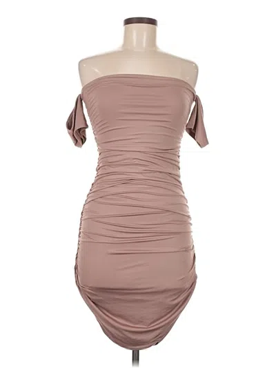 Pre-owned Superdown Cocktail Dress In Brown