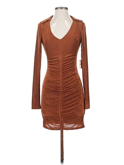 Superdown Cocktail Dress In Brown