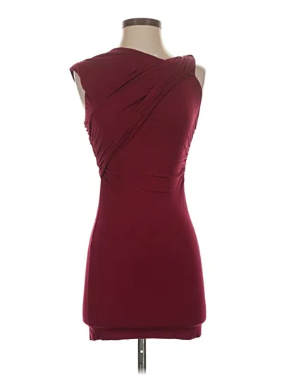Pre-owned Superdown Cocktail Dress In Burgundy