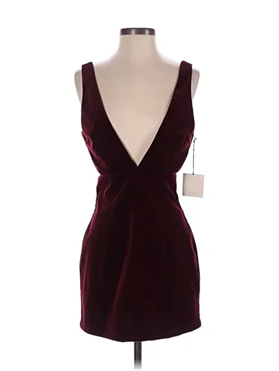 Superdown Cocktail Dress In Burgundy