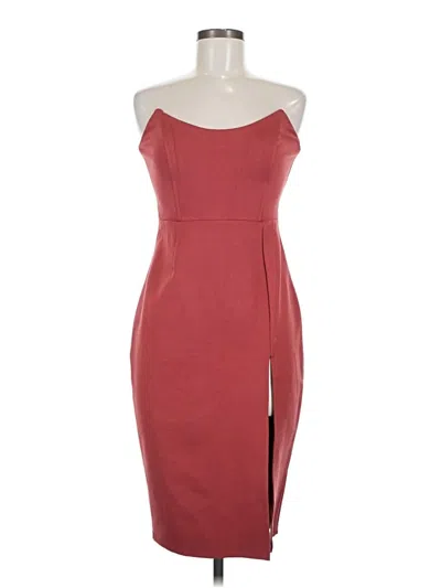 Pre-owned Superdown Cocktail Dress In Burgundy