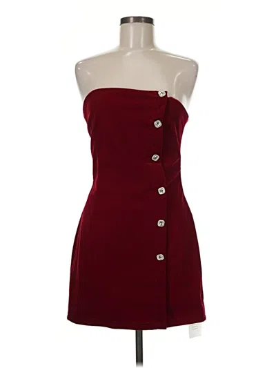 Superdown Cocktail Dress In Burgundy