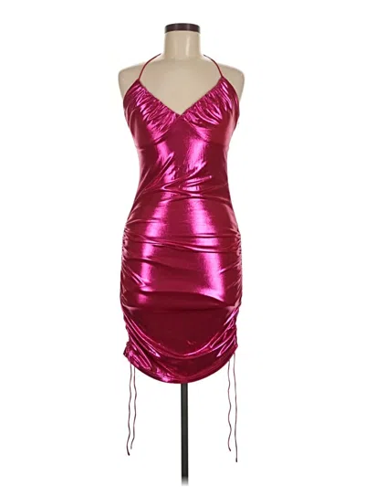 Pre-owned Superdown Cocktail Dress In Burgundy