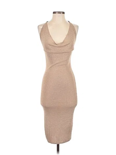 Pre-owned Superdown Cocktail Dress In Gold
