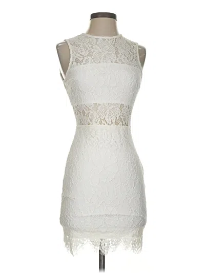 Pre-owned Superdown Cocktail Dress In Ivory