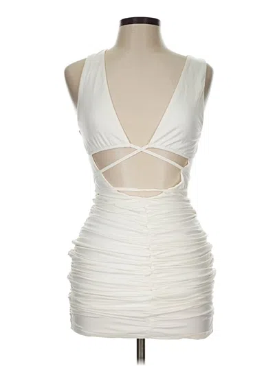 Pre-owned Superdown Cocktail Dress In Ivory