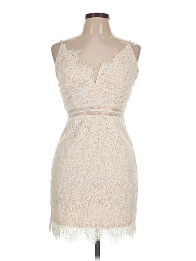 Pre-owned Superdown Cocktail Dress In Ivory