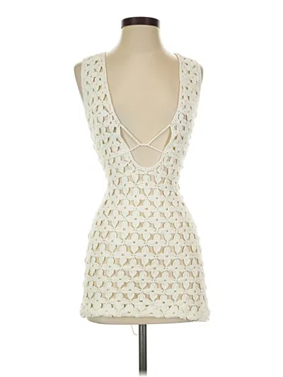 Pre-owned Superdown Cocktail Dress In Ivory