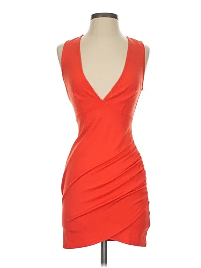 Pre-owned Superdown Cocktail Dress In Orange