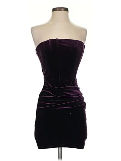Pre-owned Superdown Cocktail Dress In Purple