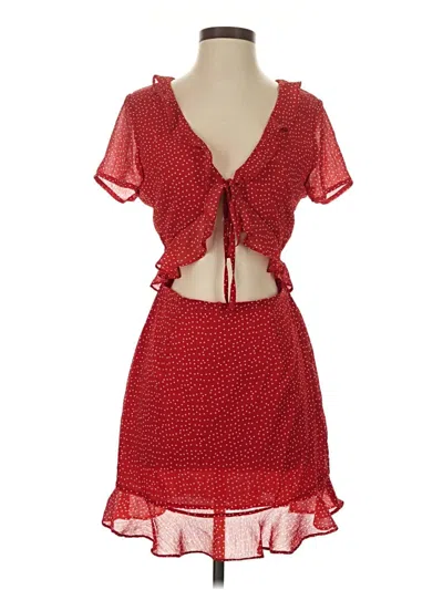 Pre-owned Superdown Cocktail Dress In Red