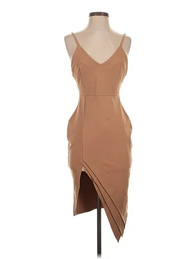 Pre-owned Superdown Cocktail Dress In Tan