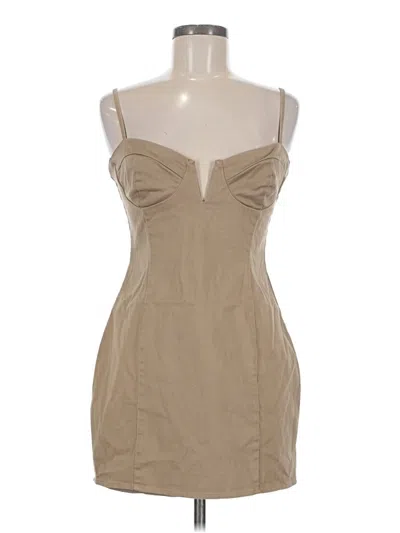 Pre-owned Superdown Cocktail Dress In Tan