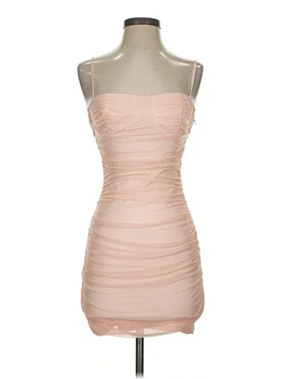 Pre-owned Superdown Cocktail Dress In Tan