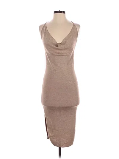 Pre-owned Superdown Cocktail Dress In Tan