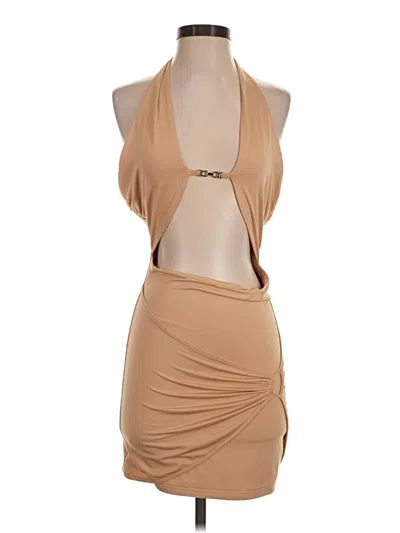 Pre-owned Superdown Cocktail Dress In Tan