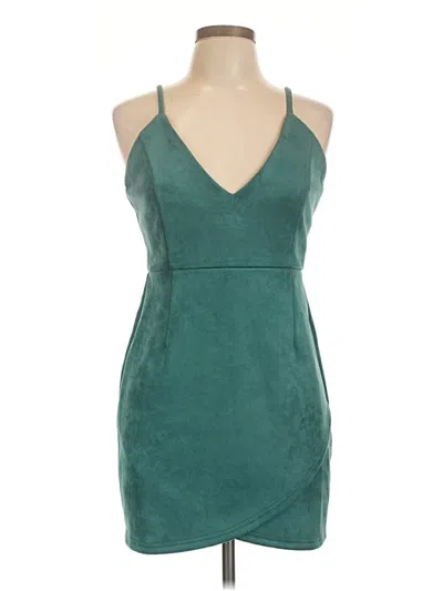 Pre-owned Superdown Cocktail Dress In Teal