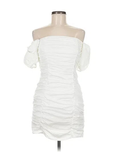 Pre-owned Superdown Cocktail Dress In White